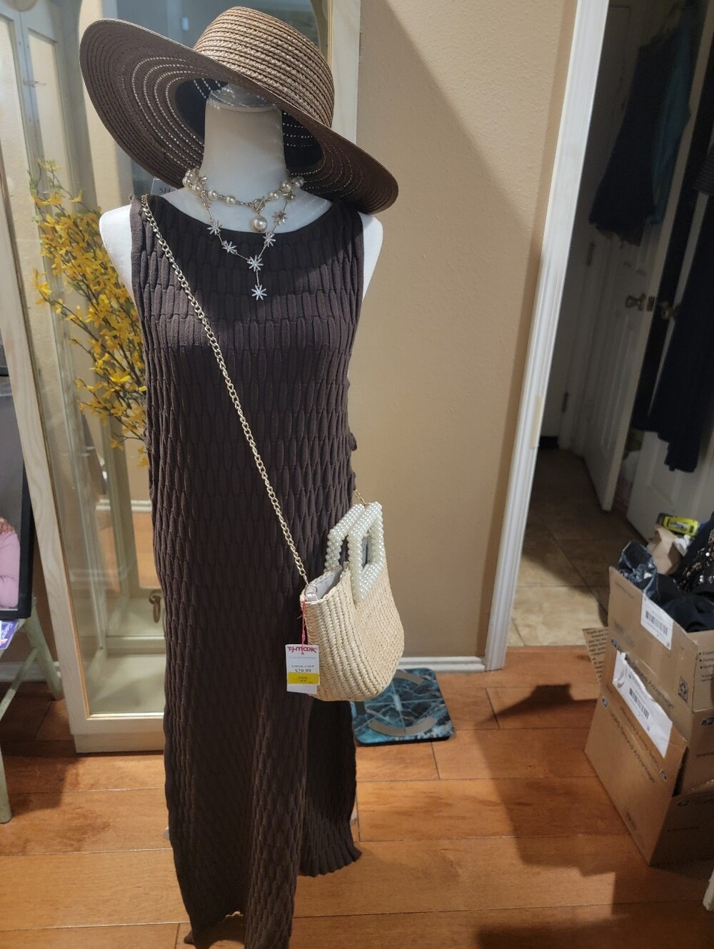 Free People Beach Dress With Side Slits And Rings